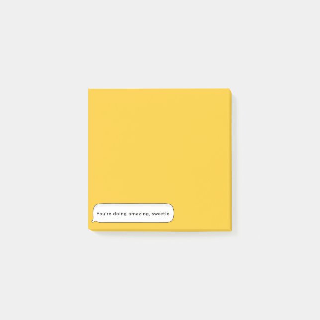 Post-it® "Tu fais Extraordinaire" Sassy Sticky Notes (Devant)