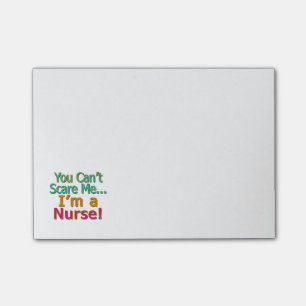 Post-it® Tu ne peux pas me faire peur, infirmière amusante