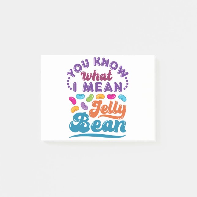 Post-it® Tu Sais Ce Que Je Veux Dire, Jelly Bean (Devant)