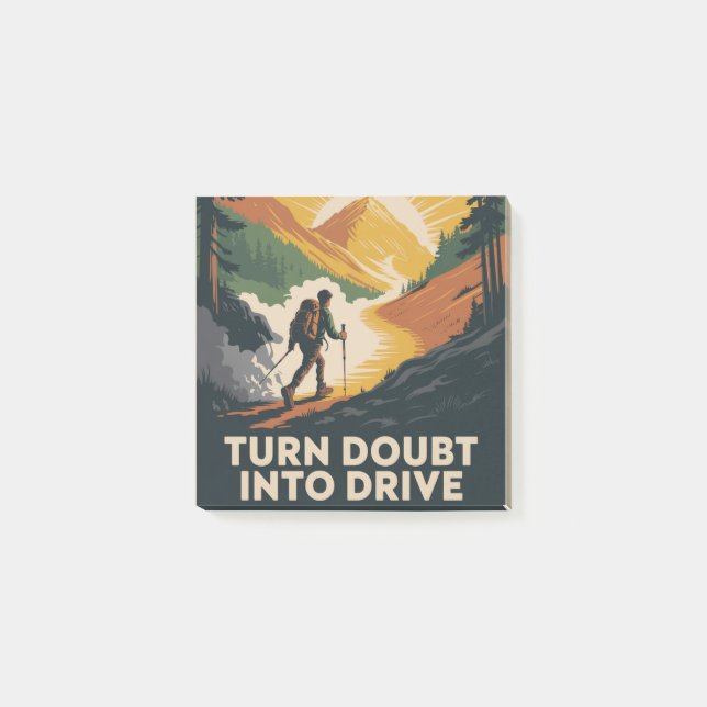 Post-it® Turn Doubt Into Drive (Devant)