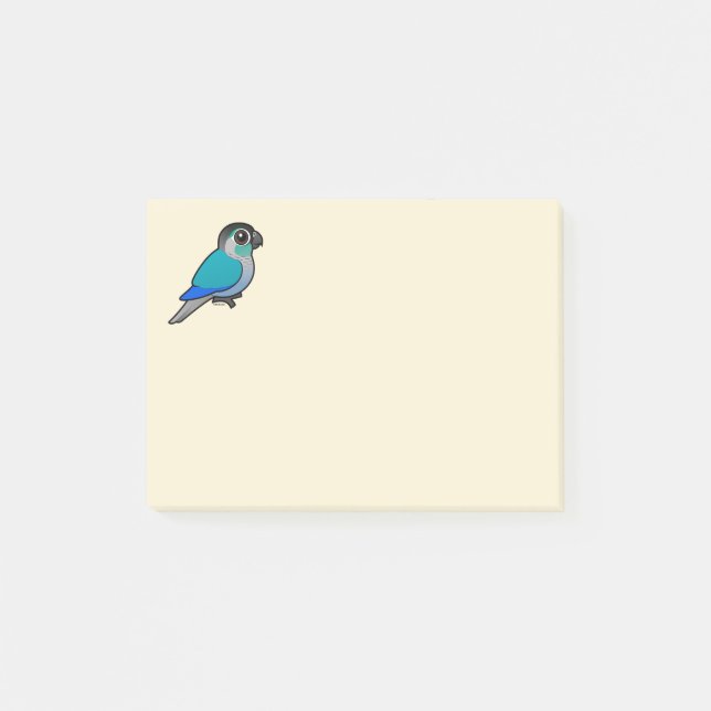 Post-it® Turquoise Conure Vert-cheeked (Devant)