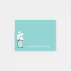 Turquoise Mason Jar White Daisy Floral Personnalis