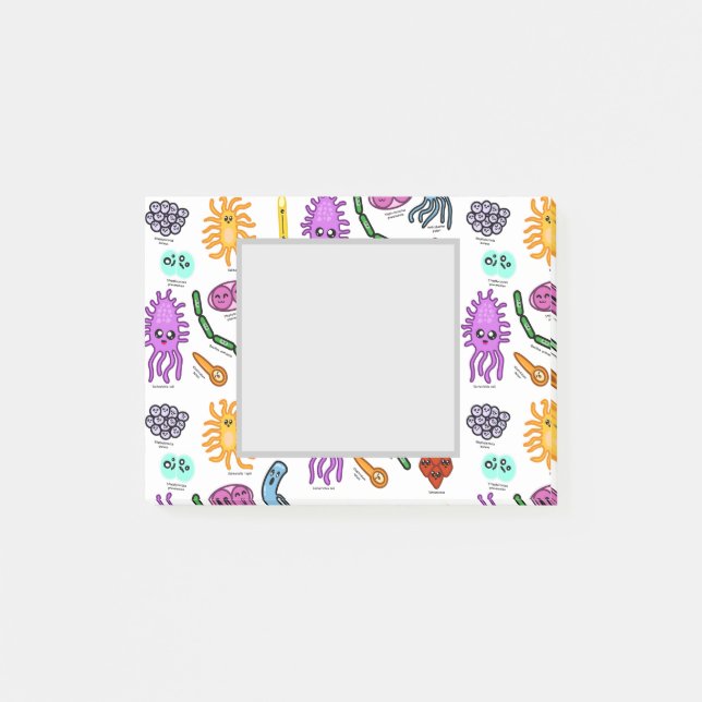 Post-it® Types De Bactéries (Devant)