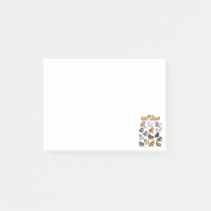 Post-it® Types Pain de chat Cute Kitten Kawaii Chats Chat L