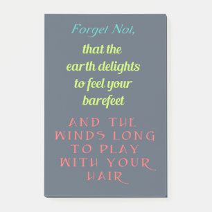 Post-it® Typographie de devis inspirante