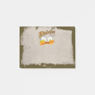 Post-it® Typographie de Steins de Bière de la Fête Allemand