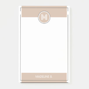 Post-it® Typographie minimaliste chic moderne personnalisée