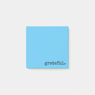 Post-it® typographie reconnaissante bleu