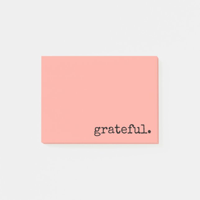 Post-it® typographie reconnaissante orange (Devant)