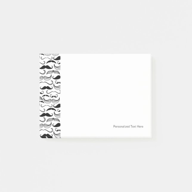 Post-it® Un club des messieurs. Motif 2 de moustache (Devant)
