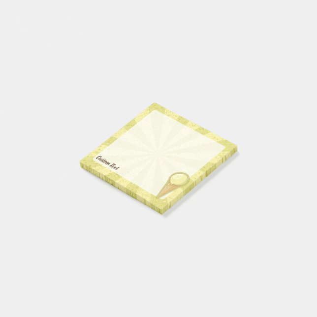 Post-it® Un cône de crème glacée à bille (Incliné)
