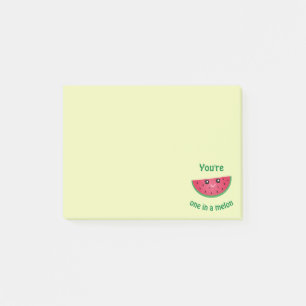 Post-it® Un dans une pastèque mignonne drôle de Kawaii de