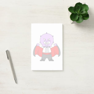 Post-it® Un Dinosaure De Ceratops Habillé Comme Comte Dracu
