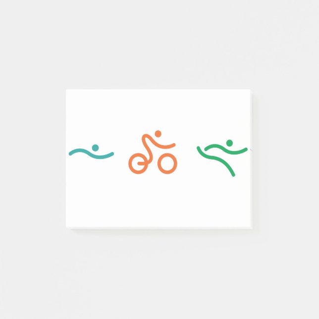 Post-it® Un grand cadeau de Triathlon pour votre ami ou fam (Devant)