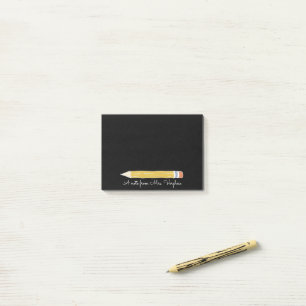 Post-it® Un mot du professeur Crayon  Rappels mignons pour 