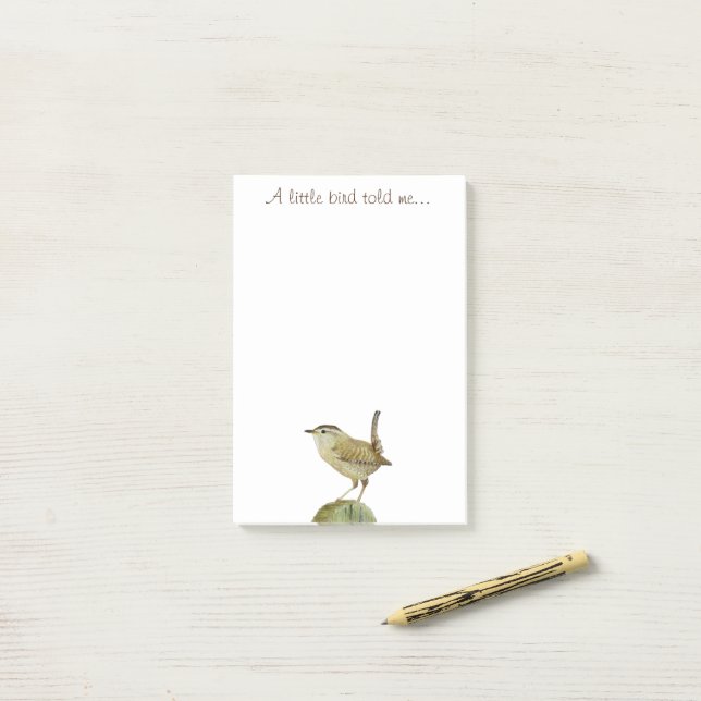 Post-it® Un Petit Oiseau M'A Dit (Sur un bureau)