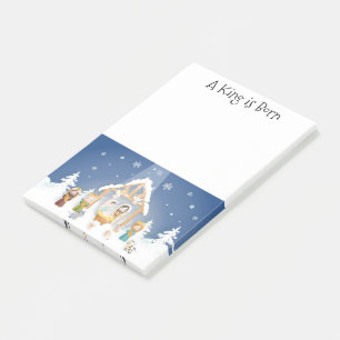 Post-it® Un roi est né Nativité de Noël