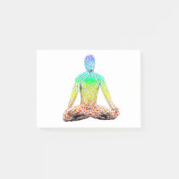 Un tableau de chakra humain sur un yogi