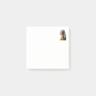 Post-it® Une fille avec un portrait à perle