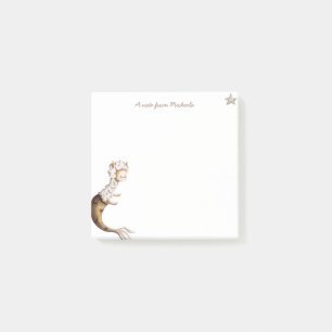 Post-it® Une note de lama avec la queue de sirène personnal