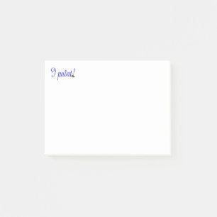 Post-it® Une note de l'artiste, je peins des notes de