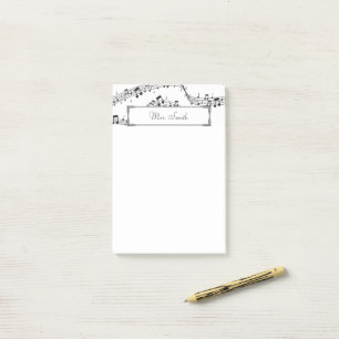 Post-it® Une Note De Musique Note Musicien Motif Whimsical