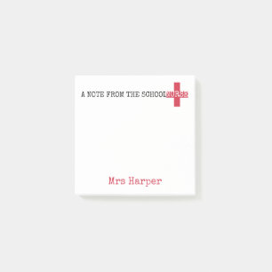 Post-it® Une note du symbole rouge de premiers secours