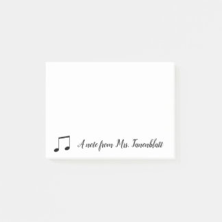 Post-it® Une note d'un musicien