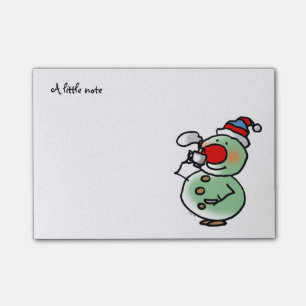 Post-it® une petite note (bonhomme de neige de vacances