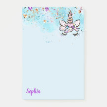 Unicorn Parties scintillant faciale rose et violet