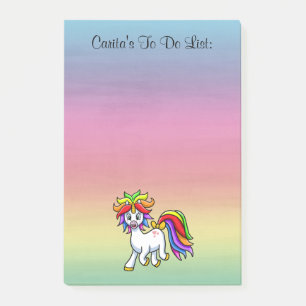 Post-it® Unicorn To Do List Post-It Notes