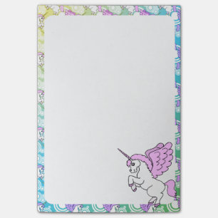 Post-it® Unicorne blanche et rose
