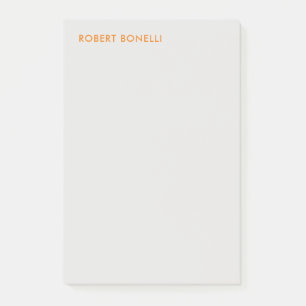 Post-it® Unique moderne Platine gris minimaliste