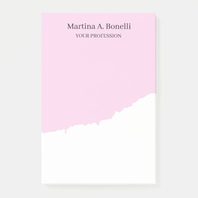 Post-it® Unique Professionnel Élégant Plain Simple Spécial (Devant)