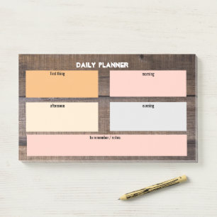 Post-it® Unique Rustique Organisateur Quotidien Liste des c