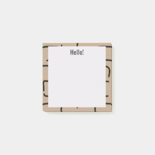 Post-it® Urban Geo Onyx Neutre Motif Blender