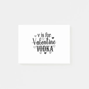 Post-it® V Est Pour La Saint Valentin Vodka-Vodka-Valentine