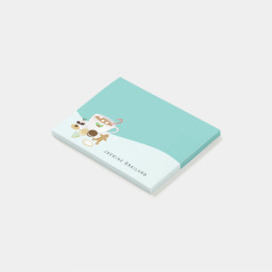 Post-it® Vacances de biscuits de Noël et de chocolat chaud