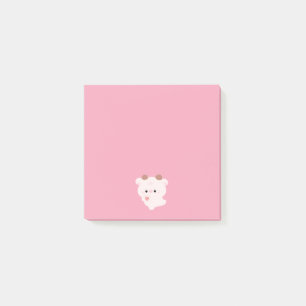 Post-it® Vache d'amour mignonne
