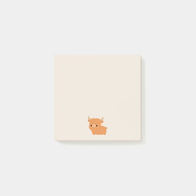 Post-it® Vache des Highlands (Devant)
