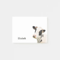 Vache drôle mignonne nom personnalisé