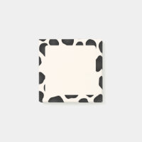 Vache noire et blanche poster de animal