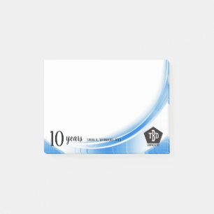 Post-it® Vague bleue récompense d'anniversaire des employés