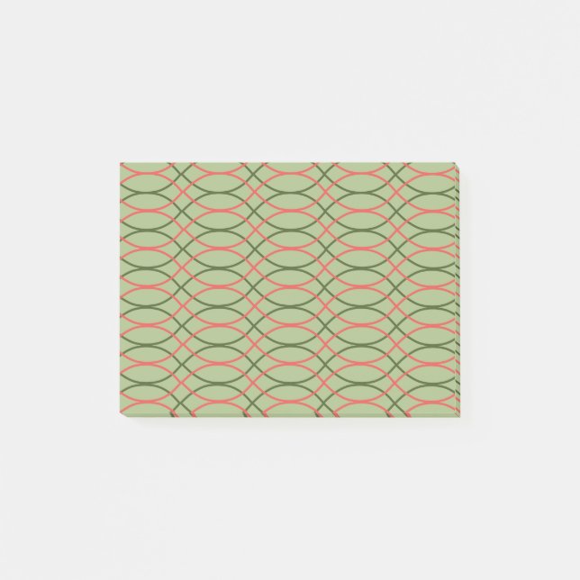 Post-it® Vagues vertes (Devant)