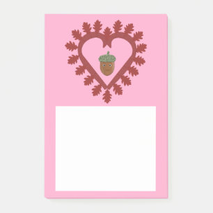 Post-it® Valentines Day Love Heart Acorn