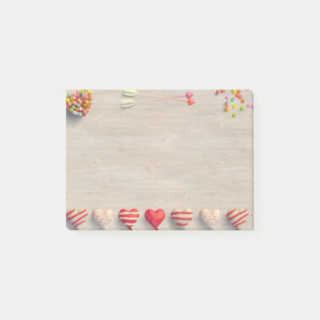 Post-it® Valentines Day Traite Post It Notes (Devant)