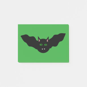 Post-it® Vampire Chat Face Bat Halloween Post it note Pad