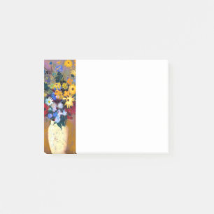 Post-it® Vase blanc avec fleurs Odilon Redon
