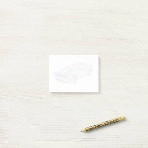 Post-it® Véhicule de motoneige Dodge Challenger Mopar V8