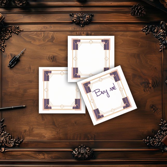 Post-it® Velvet Night Geometry Art Deco (Créateur téléchargé)